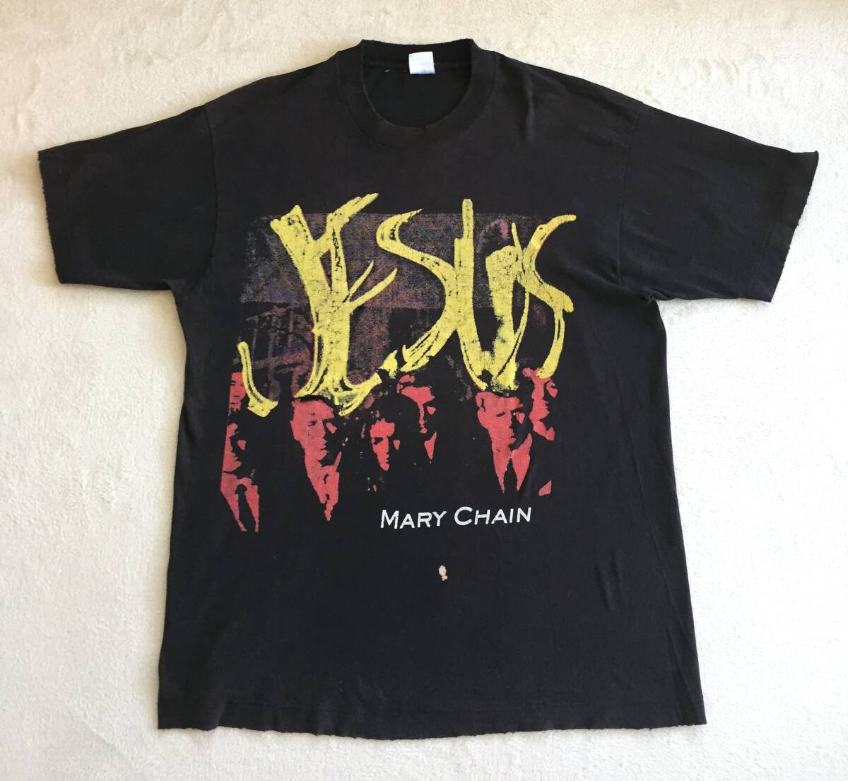 ◆ビンテージ The Jesus and mary chain Rollercoaster US tour 1992 Tシャツ ジーザスアンドメリーチェイン シングルステッチ拍卖