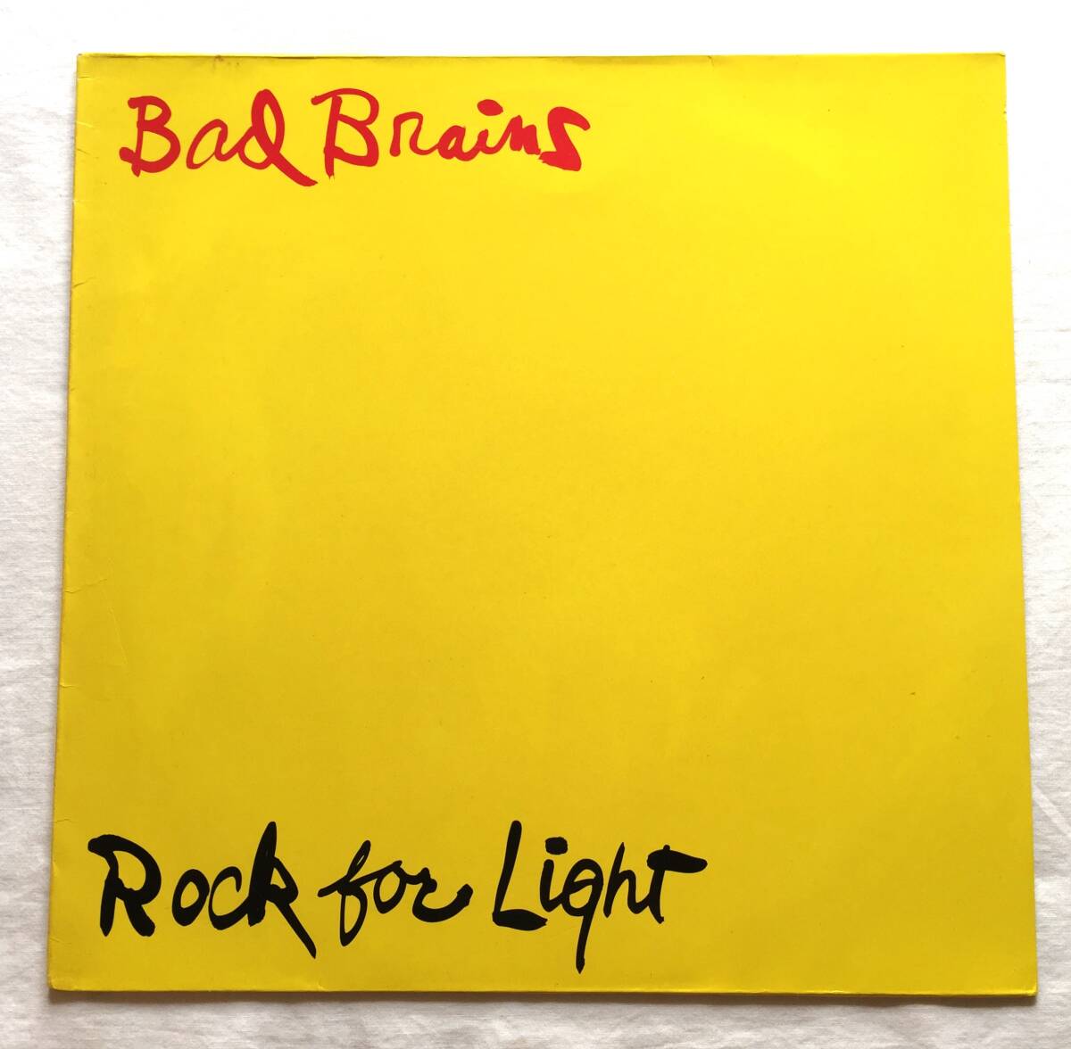 ◆Bad Brains Rock for light LP レコード 1983年盤 バッドブレインズ ホワイトビニール拍卖