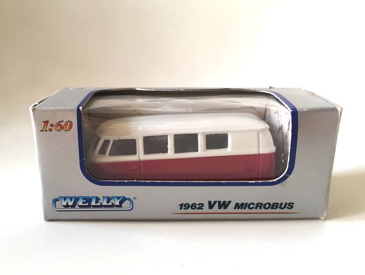◆Welly 1962 VW microbus ミニカー ワーゲン バス 1:60 ウェリー拍卖
