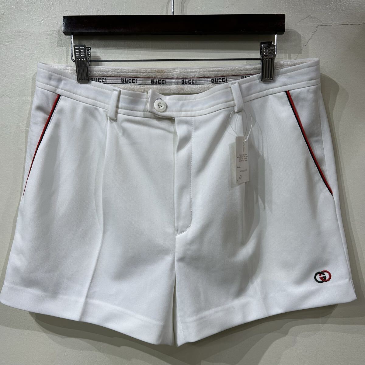 Gucci グッチ イタリア製 70s 70年代 タグ付き デッドストック 未使用 OLD GUCCI オールドグッチ ショートパンツ ヴィンテージ DEAD STOCK拍卖