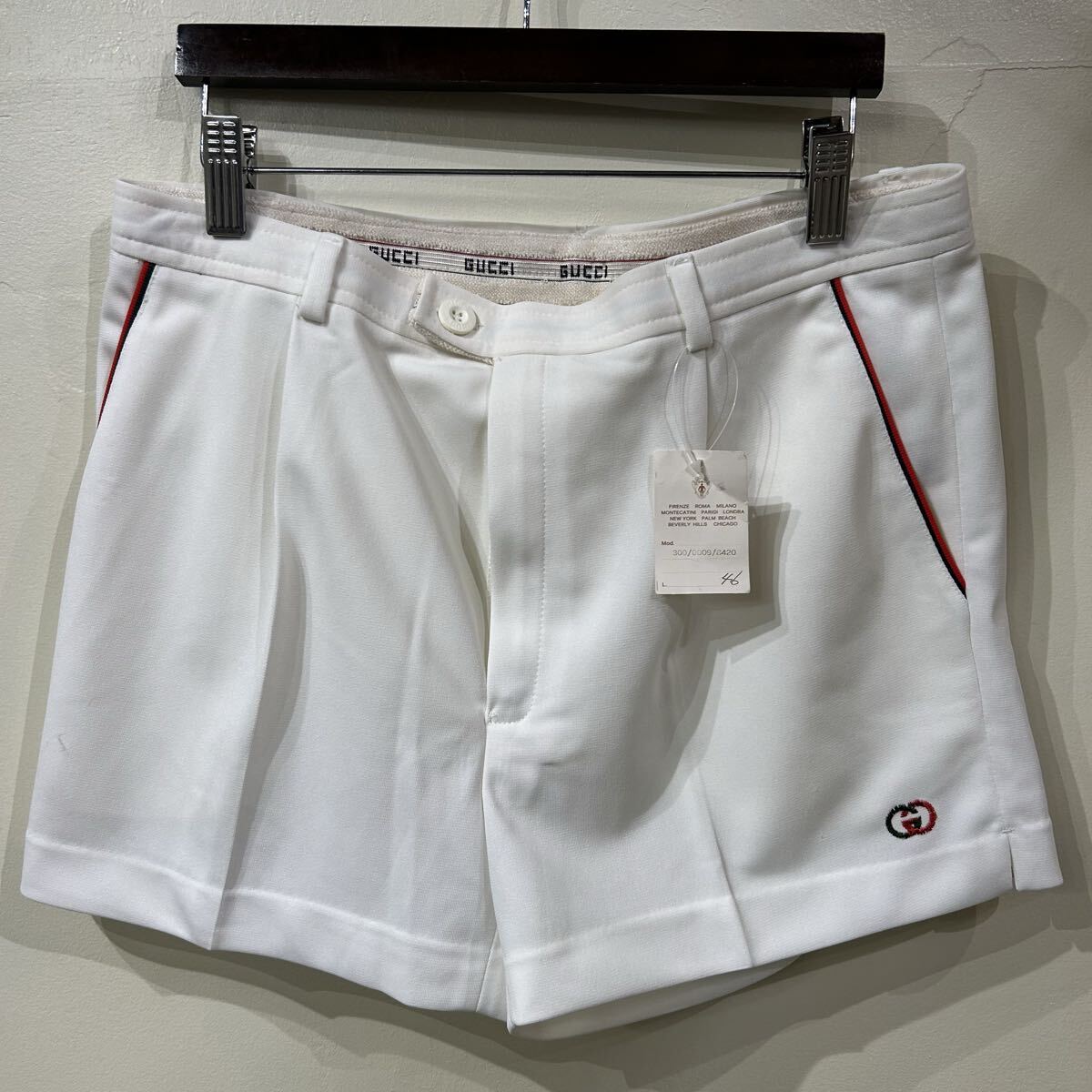 Gucci グッチ イタリア製 70s 70年代 タグ付き デッドストック 未使用 OLD GUCCI オールドグッチ ショートパンツ DEAD STOCK拍卖