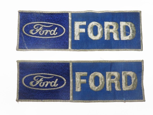 〇 '70s FORD ワッペン 大き目サイズ フォード ビンテージワッペン NOS 2枚拍卖