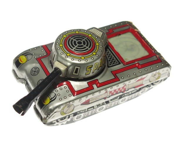 VINTAGE FRICTION SPACE TANK ICHIMURA MADE IN JAPAN イチムラ フリクション タンク 火花 昭和レトロ拍卖