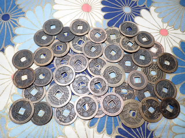 K11 寛永通寶まとめてセット 古銭 穴銭 江戸時代拍卖