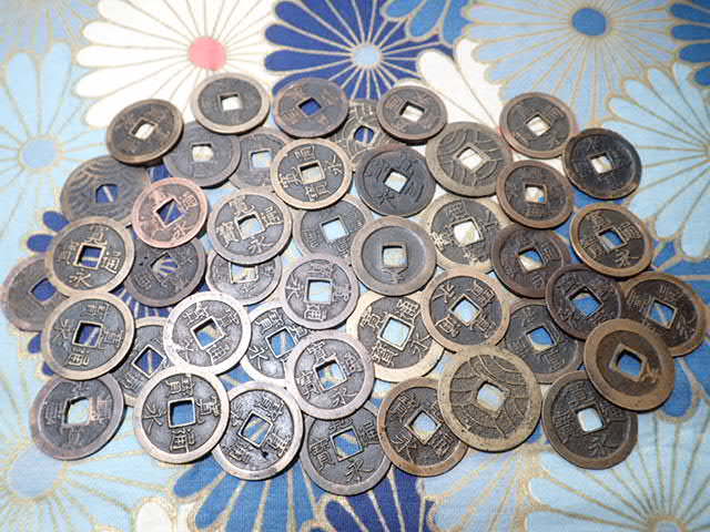 K12 寛永通寶まとめてセット 古銭 穴銭 江戸時代拍卖
