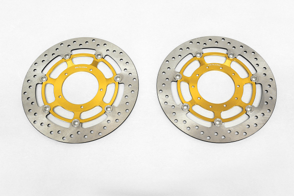 新品U-CP HONDA ホンダ CB400SF HYPER VTEC Revo(NC42) フロント ブレーキ ディスクローター ABS対応 左右セット拍卖