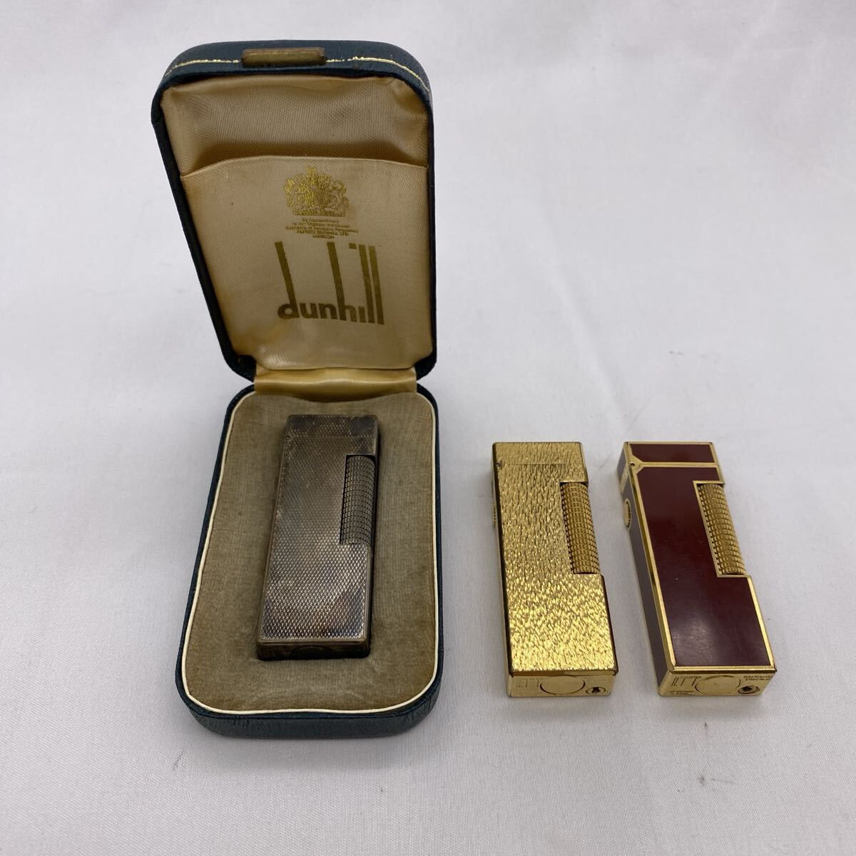 【N-17】dunhill ダンヒル ライター 3点 まとめ 喫煙具 着火未確認拍卖