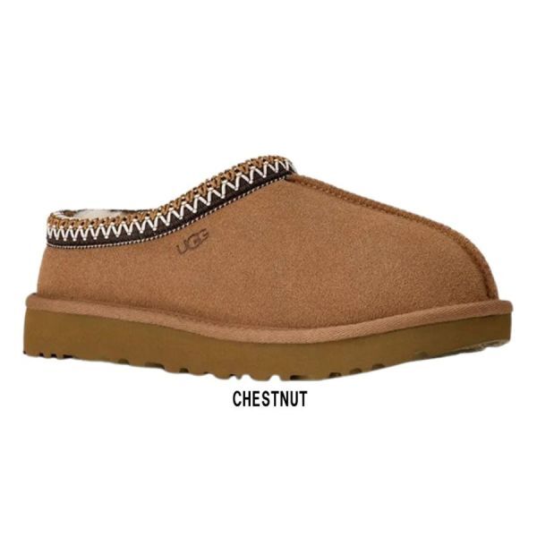 ※訳あり アウトレット UGG(アグ)ムートン スリッポン サンダル シューズ スリッパ スエード タスマン ブレイド レディース 靴 1174470拍卖