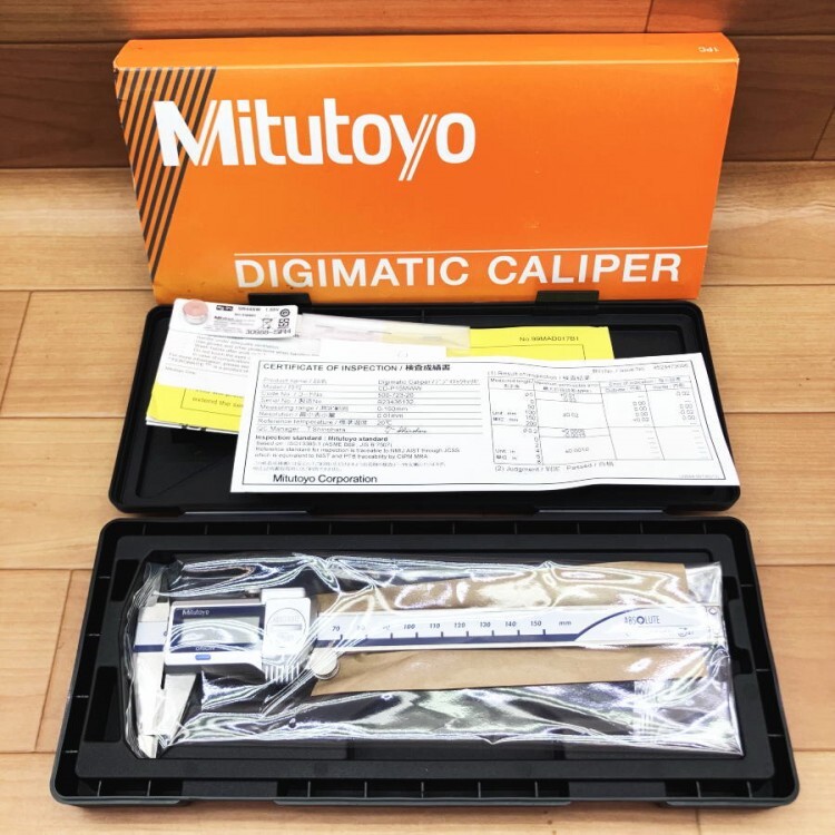 未使用)未使用)ミツトヨ/Mitutoyo CD-P15MWW デジタルノギス ABSクーラントプルーフキャリパ 測定範囲最大:150mm拍卖