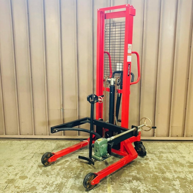 【配送は要相談】 Logisticar/ロジスティカー 耐荷重400kg ハンドドラムリフト ドラム缶リフト ドラムリフター 拍卖