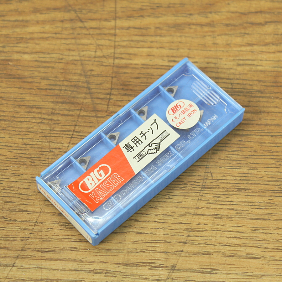 未使用)BIG-KAISER TPGD080204FN/H1 スローアウェイチップ インサート拍卖