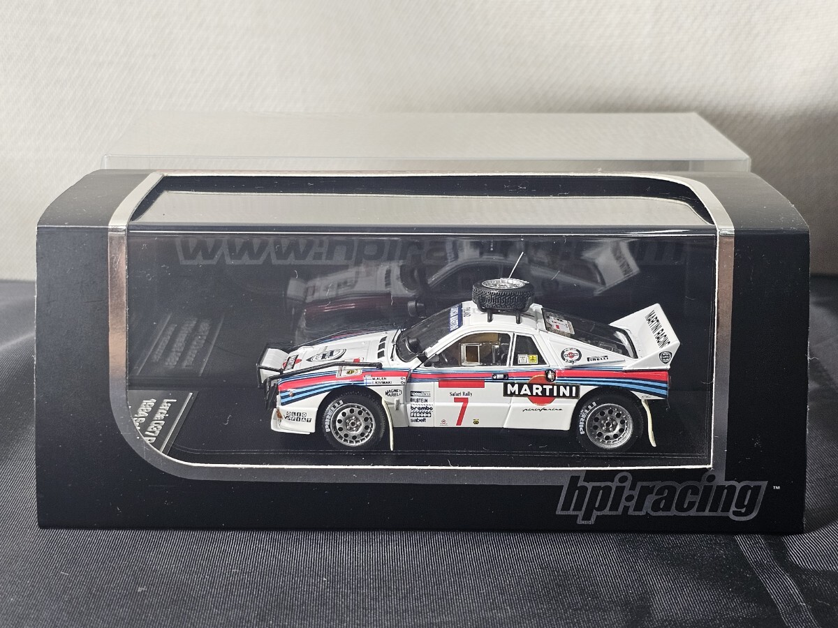 HPI 1/43 Lancia Rally ランチア ラリー 037 #7 M.Alen マルク.アレン Safari Rally 1984拍卖