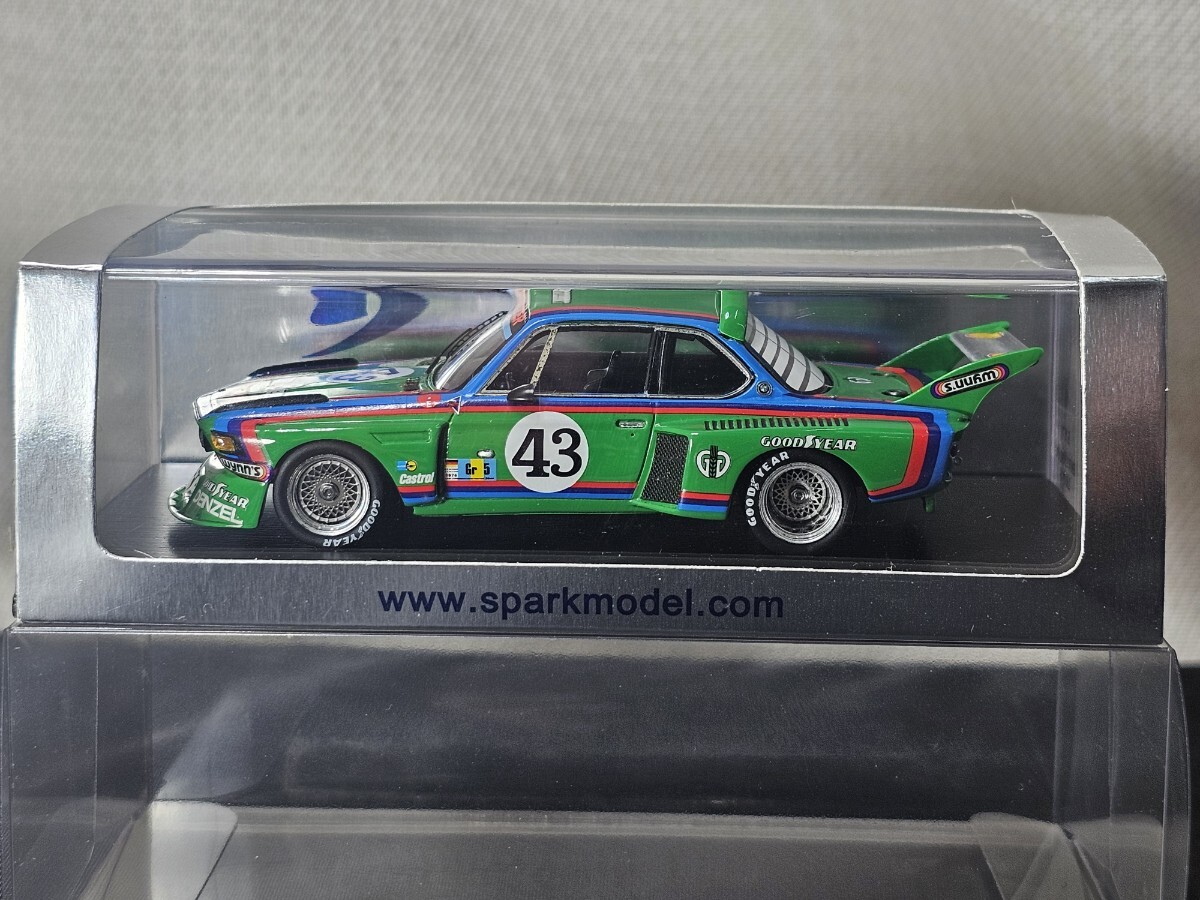 1/43 ルマン シュニッツァー spark BMW 3.5 CSL #43 1976 Le Mans 24h Schnitzer 3.0 Gr.5 ゲッサ― Gosser 3.5CSL 【S1570】ケース未開封拍卖