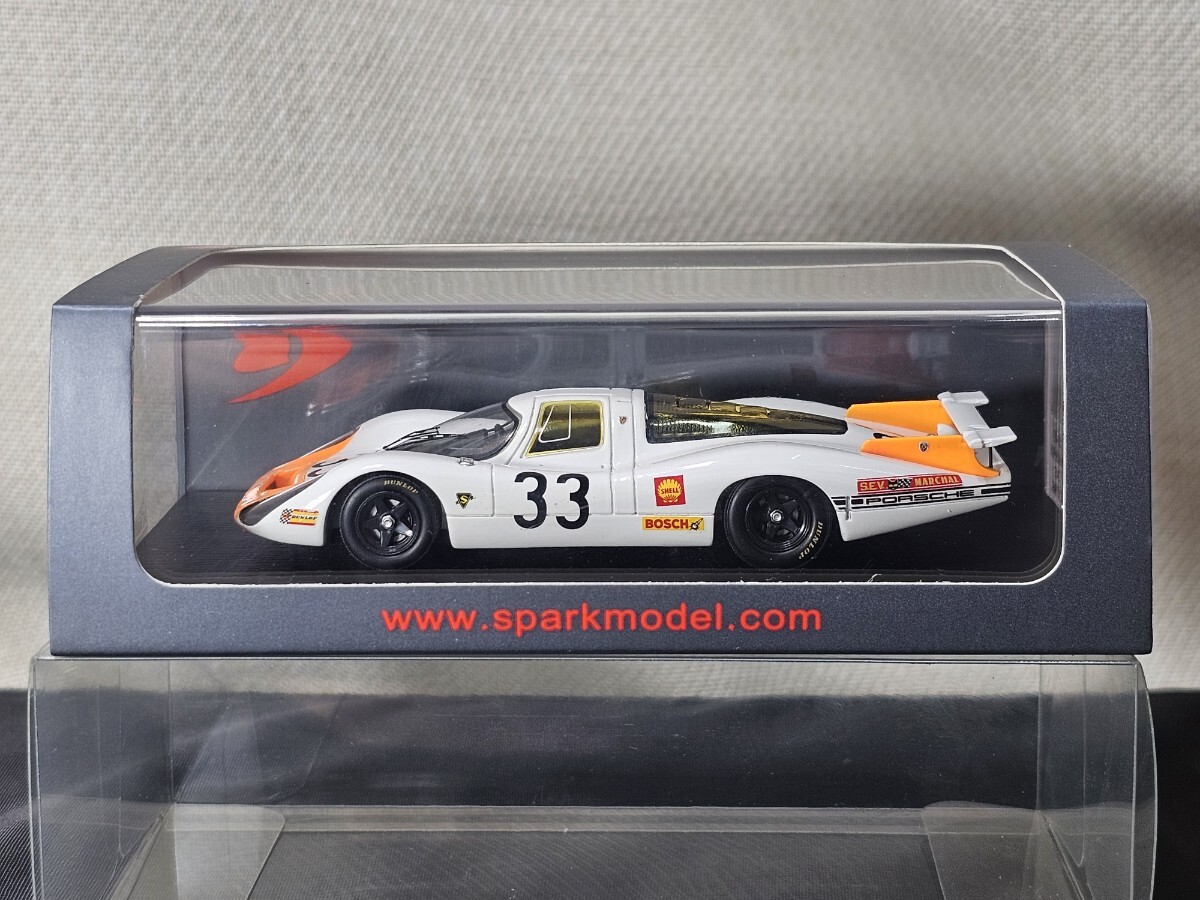 Spark スパーク S3483 ポルシェ Porsche 908 #33 Neerpasch - Stommelen 24H Le Mans 1968 ケース未開封拍卖