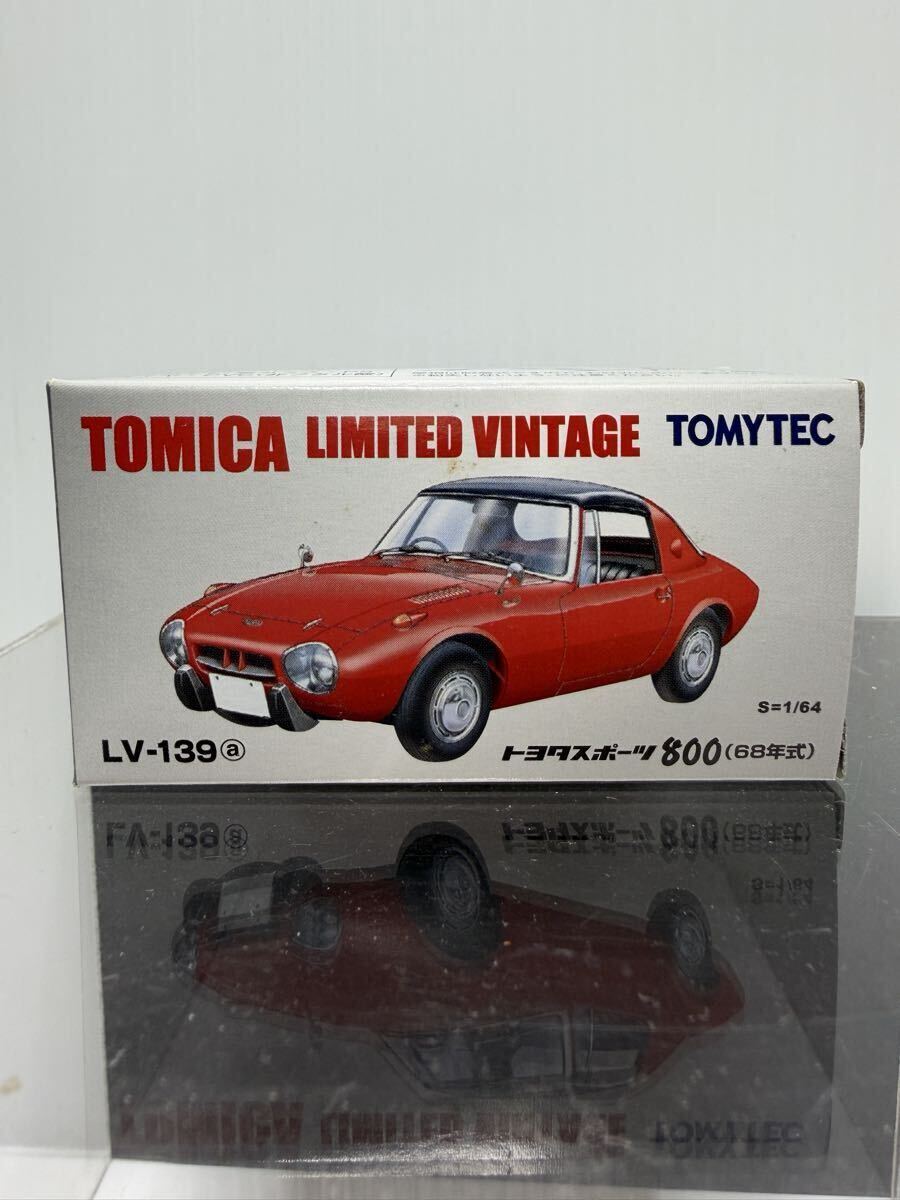 LV-139a トミカリミテッドヴィンテージ トヨタスポーツ800 68年式 TOMYTEC 1/64 箱付 TOMICA LIMITED VINTAGE拍卖