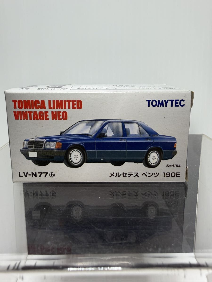 LV-N77b トミカリミテッドヴィンテージNEO メルセデス ベンツ 190E TOMYTEC 1/64 箱付 TOMICA LIMITED VINTAGE NEO拍卖