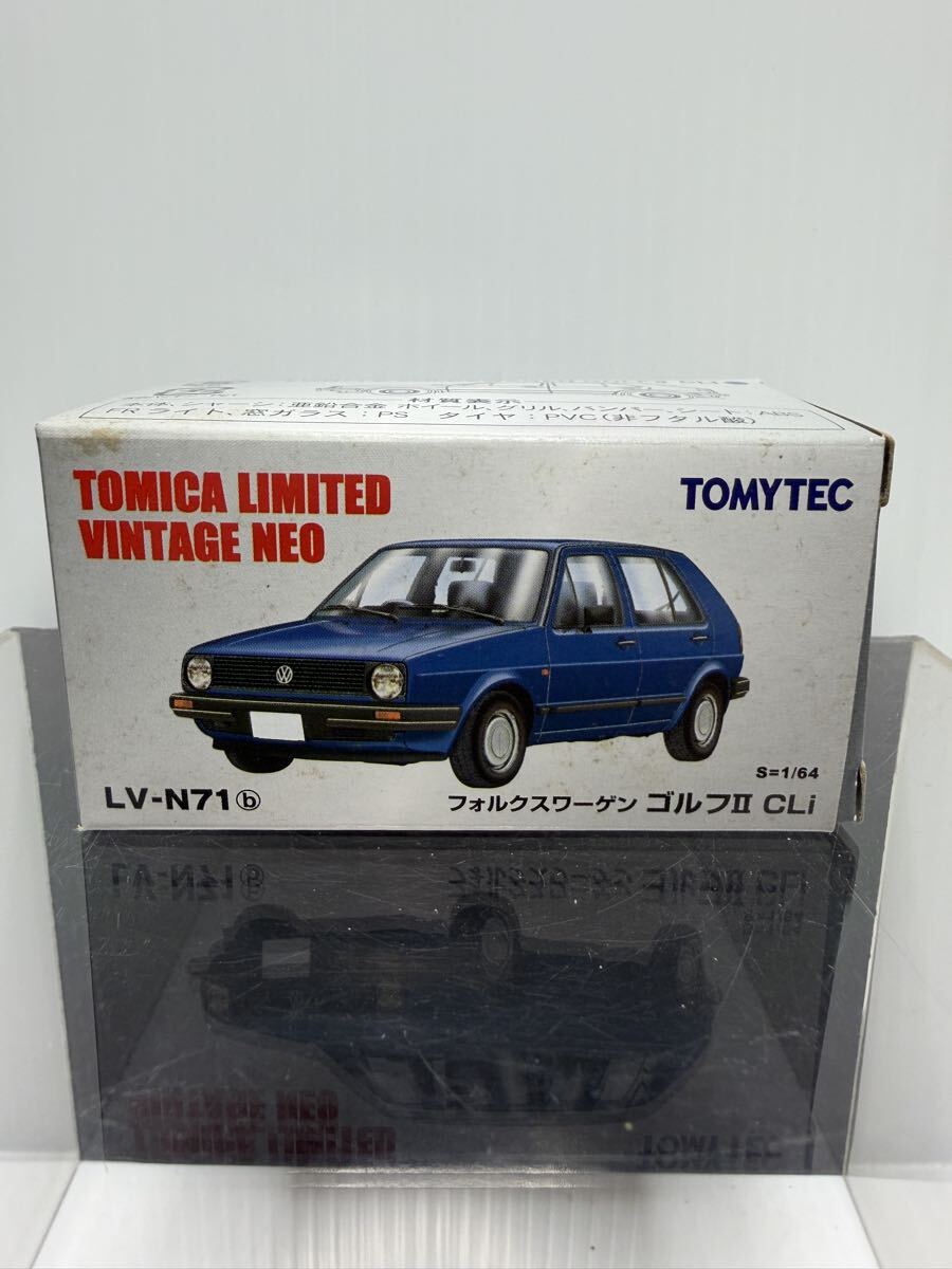 LV-N71b トミカリミテッドヴィンテージNEO フォルクスワーゲン ゴルフⅡ CLi TOMYTEC 1/64 箱付 TOMICA LIMITED VINTAGE NEO拍卖