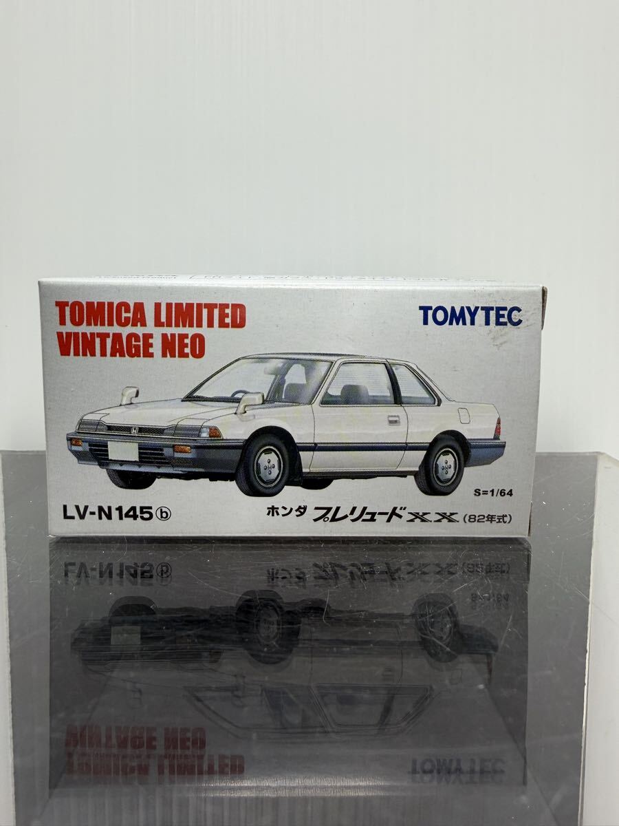 LV-N145b トミカリミテッドヴィンテージNEO ホンダ プレリュードXX 82年式 TOMYTEC 1/64 箱付 TOMICA LIMITED VINTAGE NEO拍卖