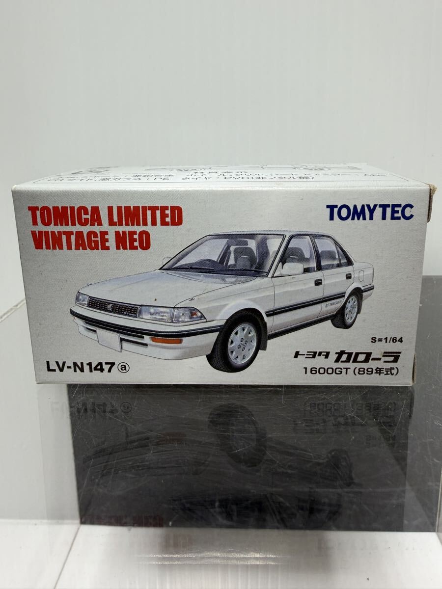 LV-N147a トミカリミテッドヴィンテージNEO トヨタ カローラ 1600GT 89年式 TOMYTEC 1/64 箱付 TOMICA LIMITED VINTAGE NEO拍卖