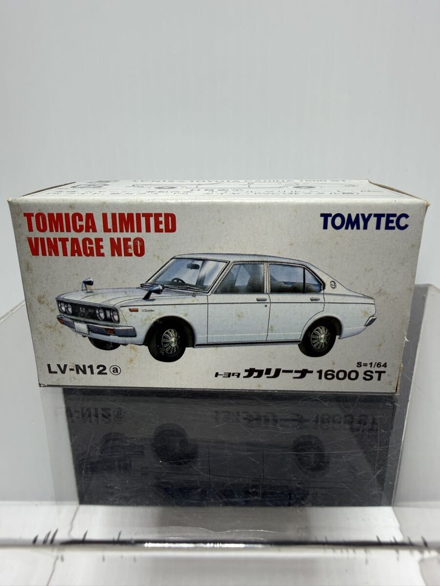 LV-N12a トミカリミテッドヴィンテージNEO トヨタ カリーナ 1600 ST TOMYTEC 1/64 箱付 TOMICA LIMITED VINTAGE NEO拍卖
