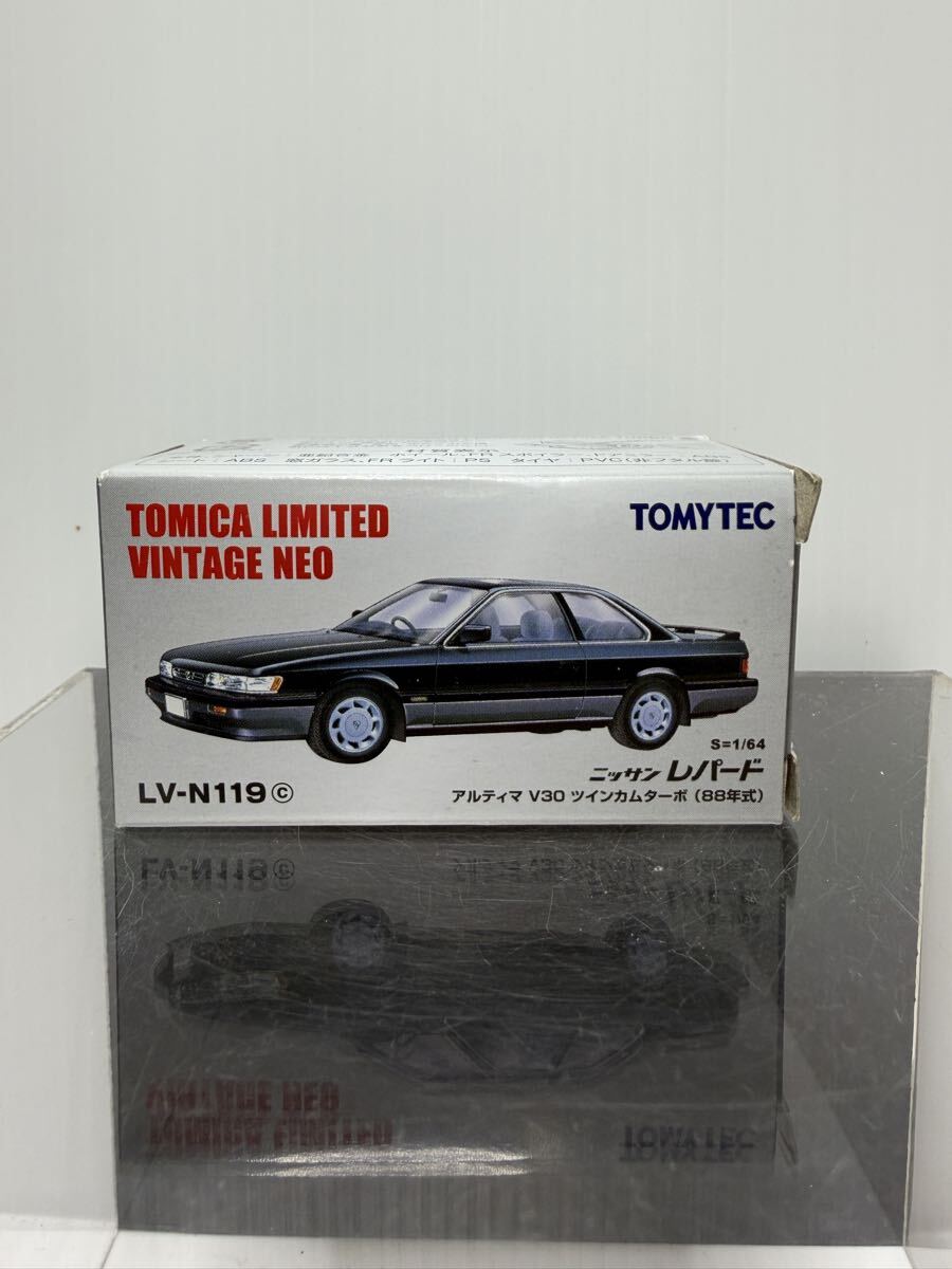 LV-N119c トミカリミテッドヴィンテージNEO ニッサン レパード アルティマ V30 ツインカムターボ 88年式 TOMYTEC 1/64 TOMICA LIMITED拍卖