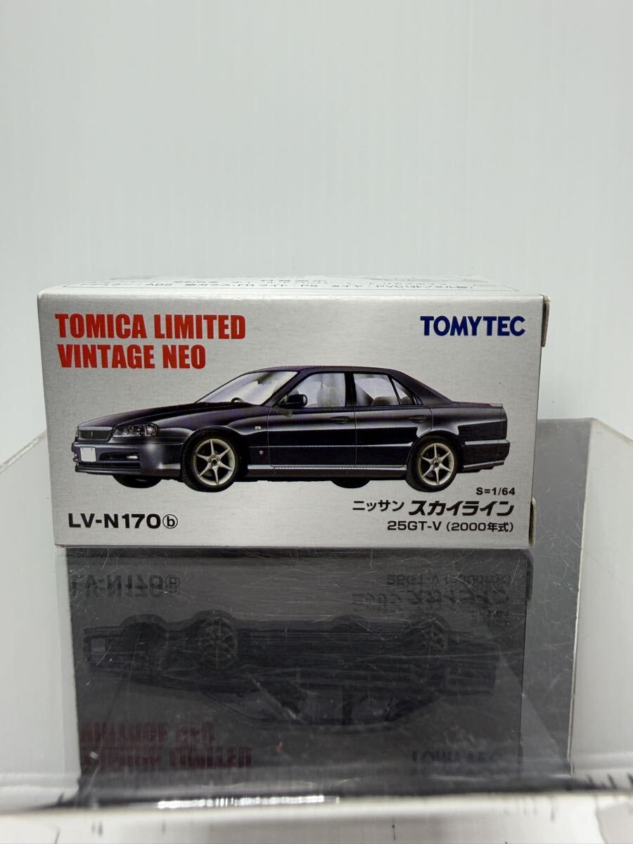 LV-N170b トミカリミテッドヴィンテージNEO ニッサン スカイライン 25GT-V 2000年式 TOMYTEC 1/64 箱付 TOMICA LIMITED VINTAGE NEO拍卖