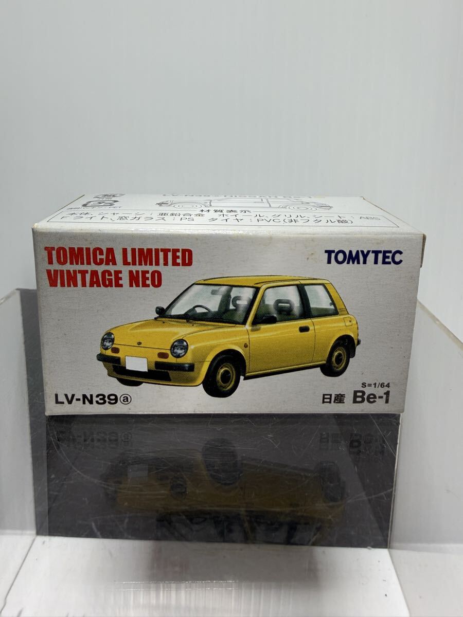 LV-N39a トミカリミテッドヴィンテージNEO 日産 Be-1 TOMYTEC 1/64 箱付 TOMICA LIMITED VINTAGE NEO拍卖