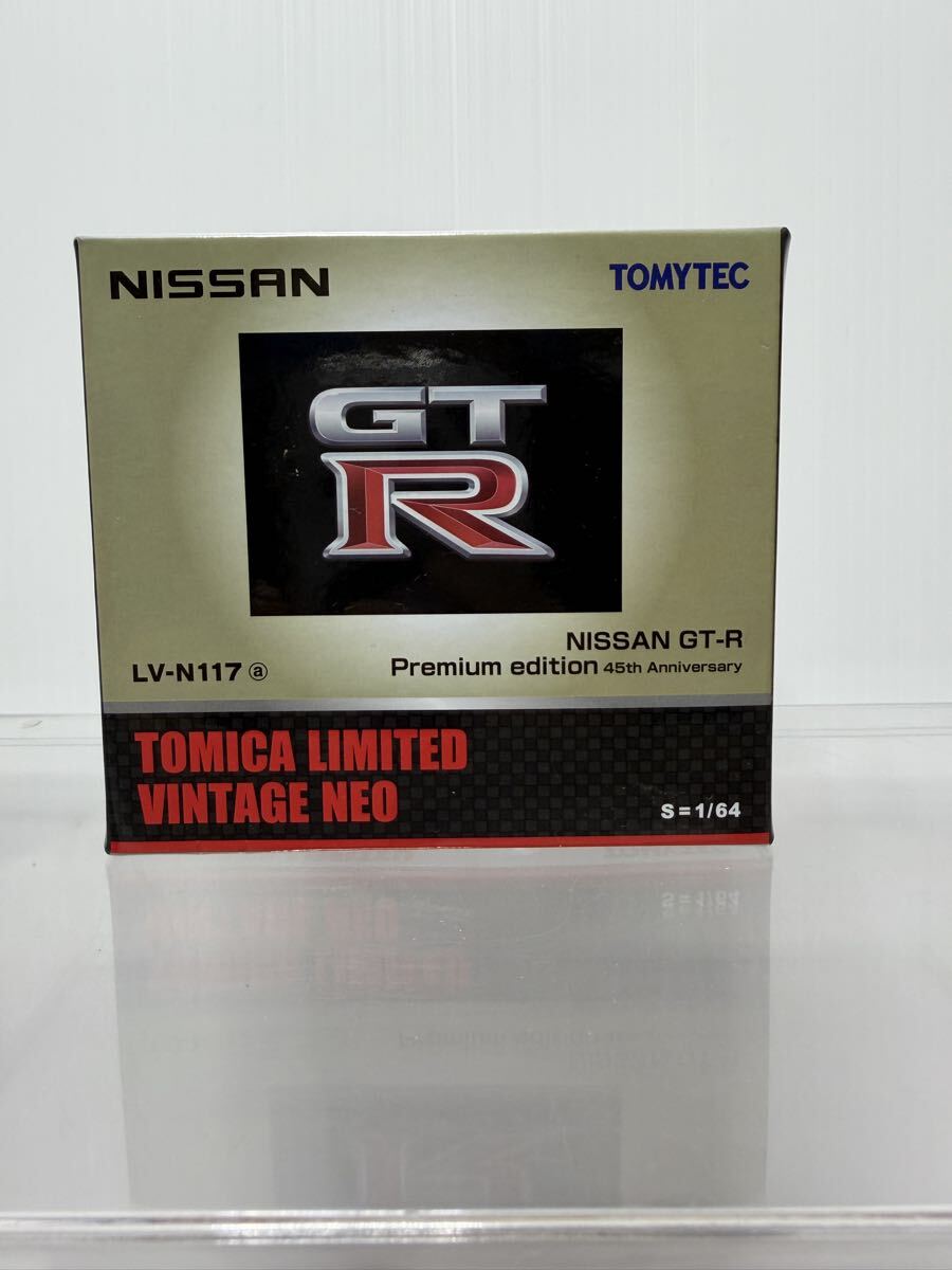 LV-N117a トミカリミテッドヴィンテージNEO NISSAN GT-R Premium edition 45th Anniversary TOMYTEC 1/64 箱付 TOMICA LIMITED VINTAGE拍卖