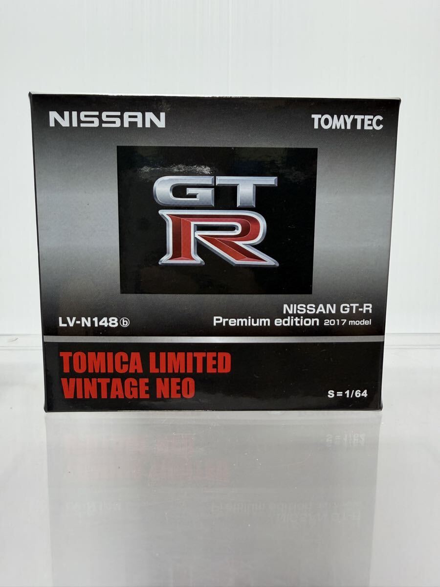 LV-N148b トミカリミテッドヴィンテージNEO NISSAN GT-R Premium edition 2017 model TOMYTEC 1/64 箱付 TOMICA LIMITED VINTAGE NEO拍卖