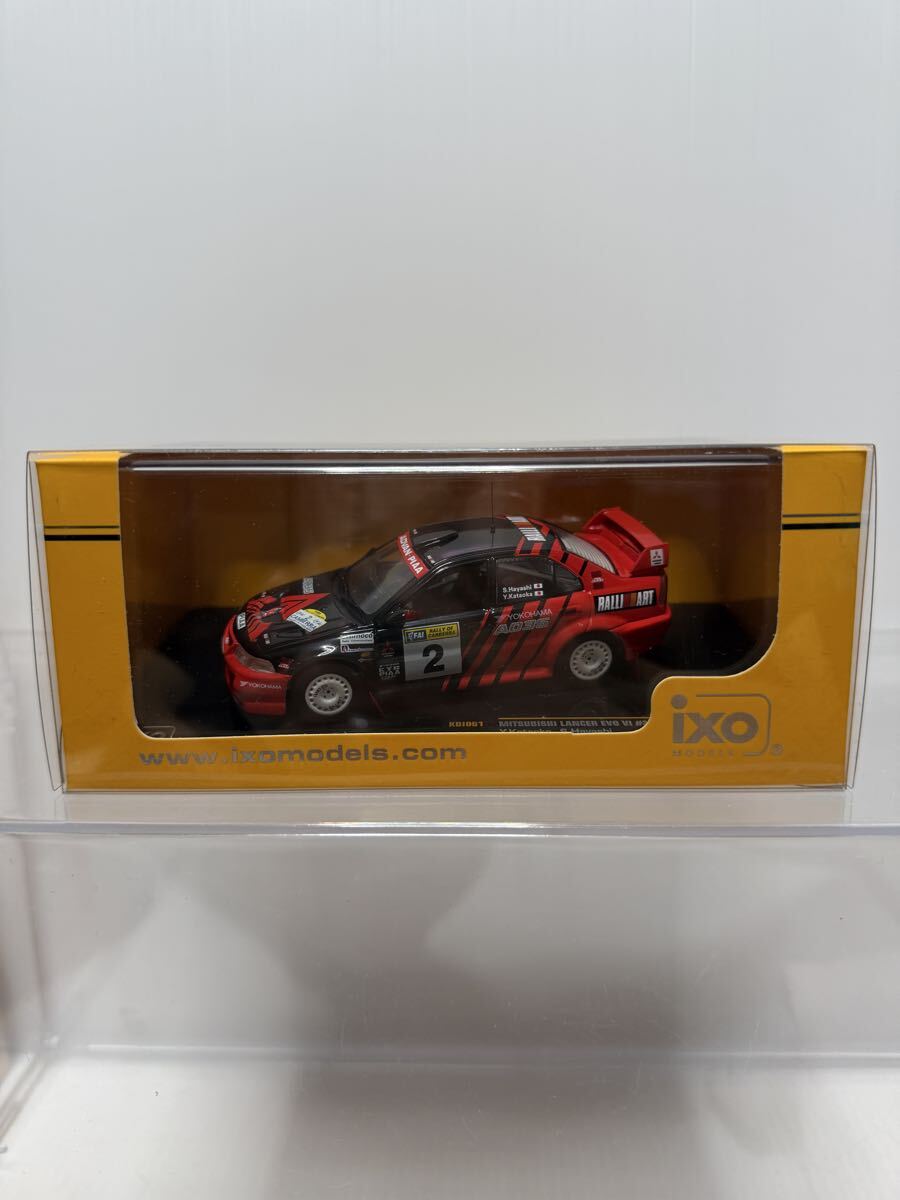KBI061 ixo 1/43 三菱 ランサー EVO Ⅵ 1999年 キャンベラ イクソモデル LANCER EVO VI Y.Kataoka S.Hayashi 片岡良宏 拍卖