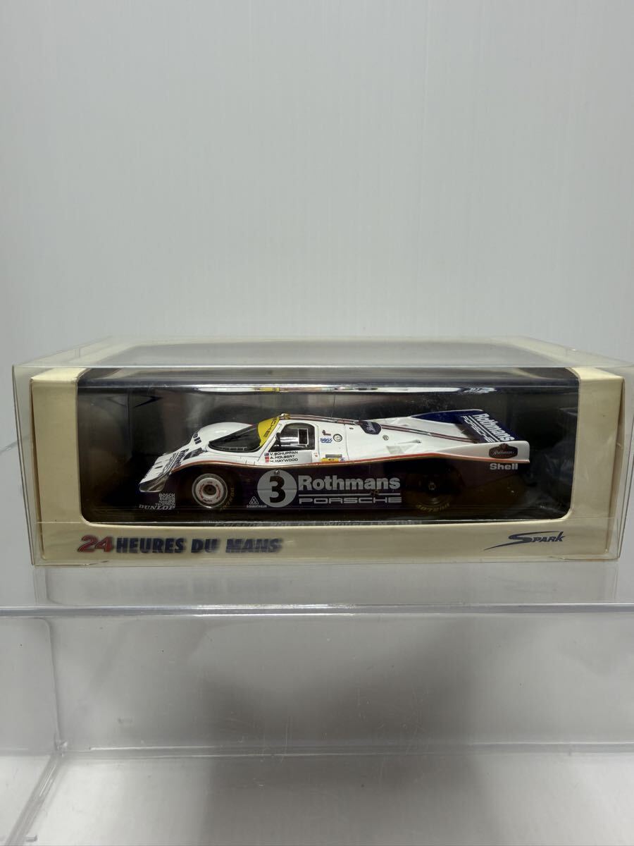43LM83 spark 1/43 Porsche 956 n°3 Winner LM 1983 Le Mans 24h #3 No.3 A.Holbert H.Haywood V.Schuppan 優勝 ポルシェ スパーク拍卖