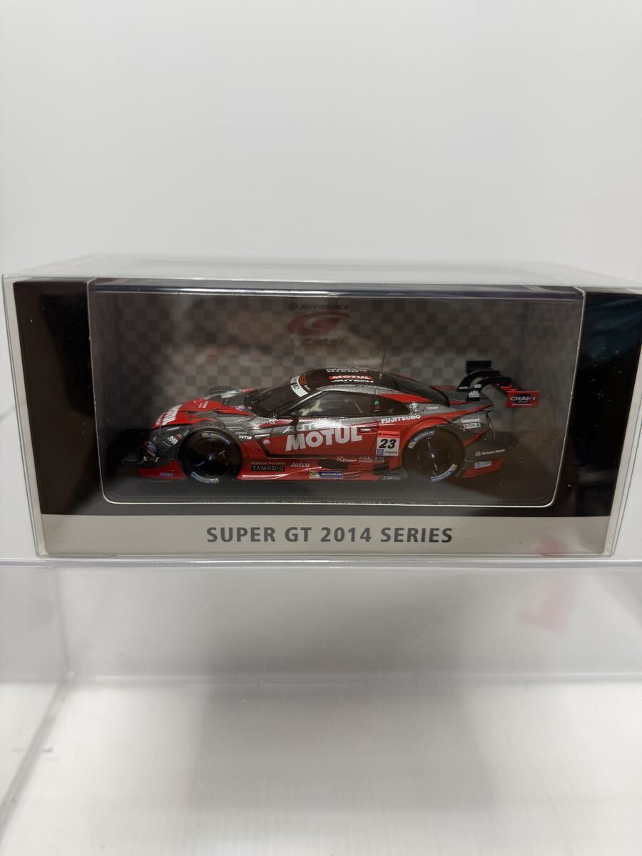 45100 EBBRO 1/43 SUPER GT500 2014 No.23 MOTUL AUTECH GT-R Rd.2 Fuji #24 エブロ スカイライン拍卖