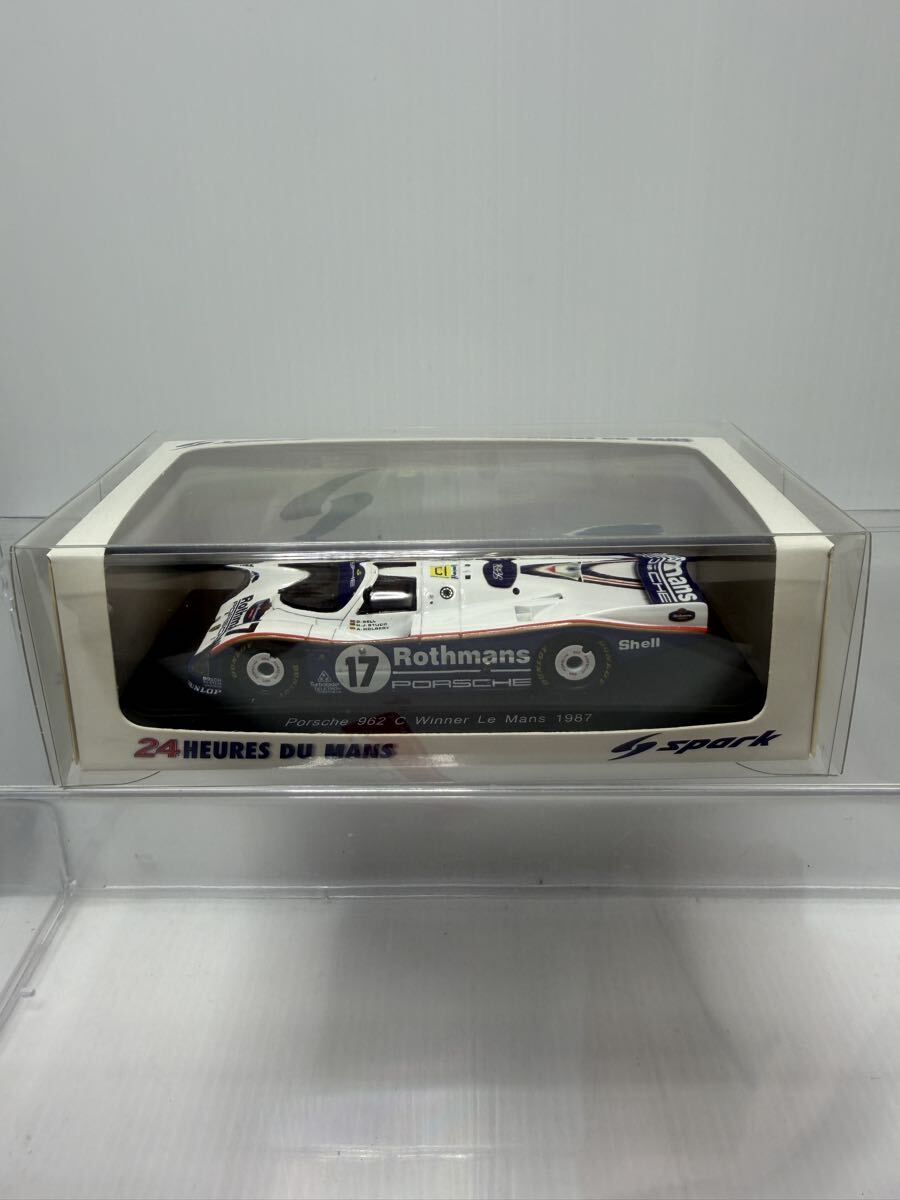 43LM87 Spark 1/43 Porsche 962 C Winner LM 1987 Le Mans 24h No.17 #17 スパーク ポルシェ ルマン ミニカー拍卖