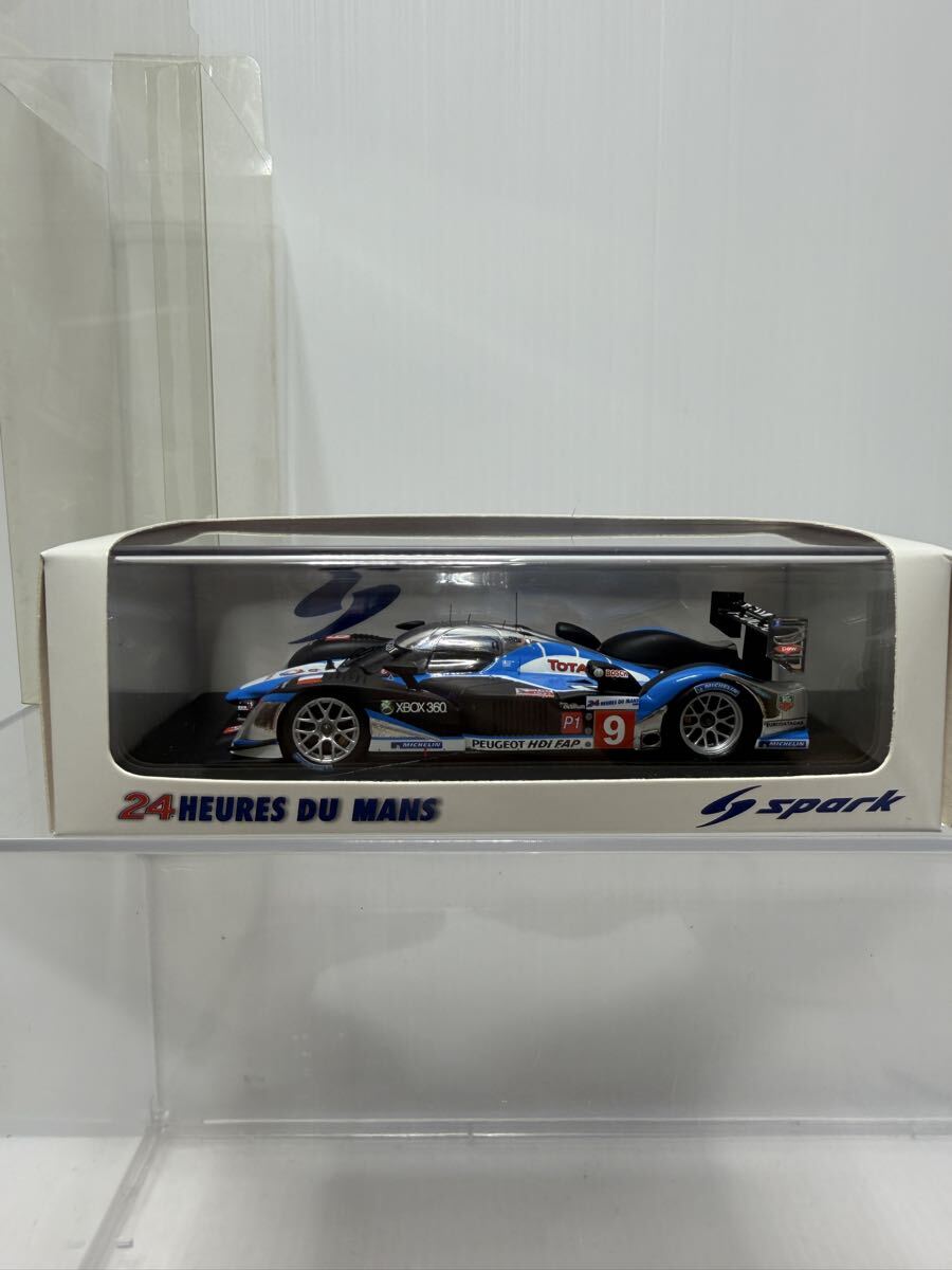 43LM09 spark 1/43 Peugeot 908 HDi FAP Peugeot Sport Total n°9 Winner LM 2009 スパーク No.9 #9 Le Mans プジョー ルマン拍卖