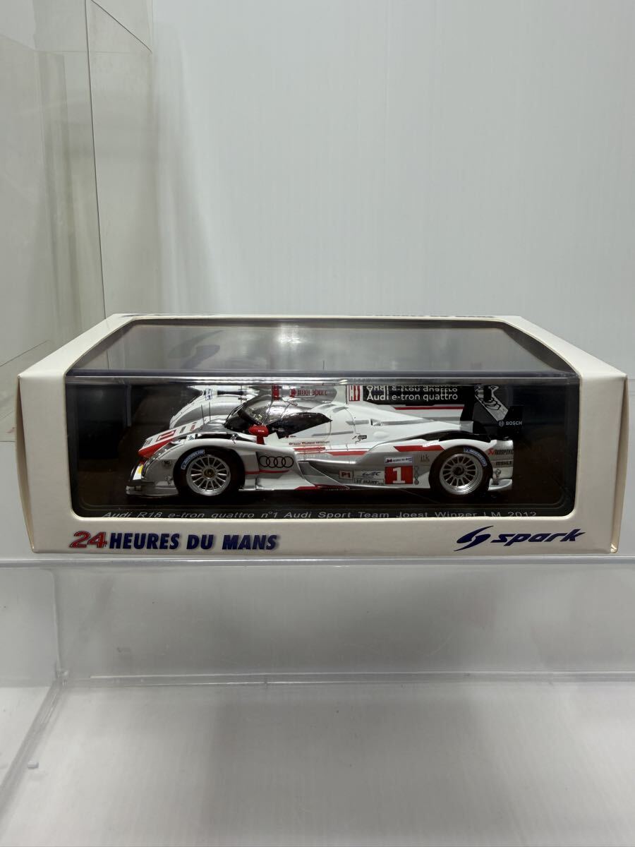 43LM12 spark 1/43 Audi R18 E-tron Quattro n°1 Audi Sport Team Joest Winner LM 2012 スパーク アウディ Le Mans ルマン No.1 #1拍卖