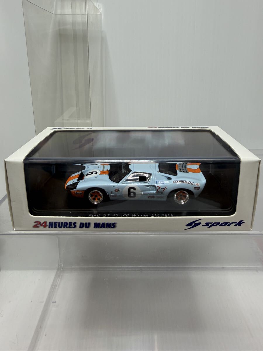 43LM69 spark 1/43 Ford GT 40 n°6 Winner LM 1969 No.6 #6 スパーク フォード Le Mans ルマン拍卖