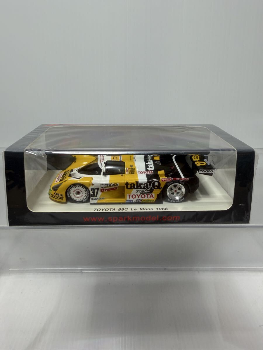 S5243 spark 1/43 TOYOTA 88C LM 1988 Le Mans トヨタ ルマン No.37 #37 ミニカー拍卖