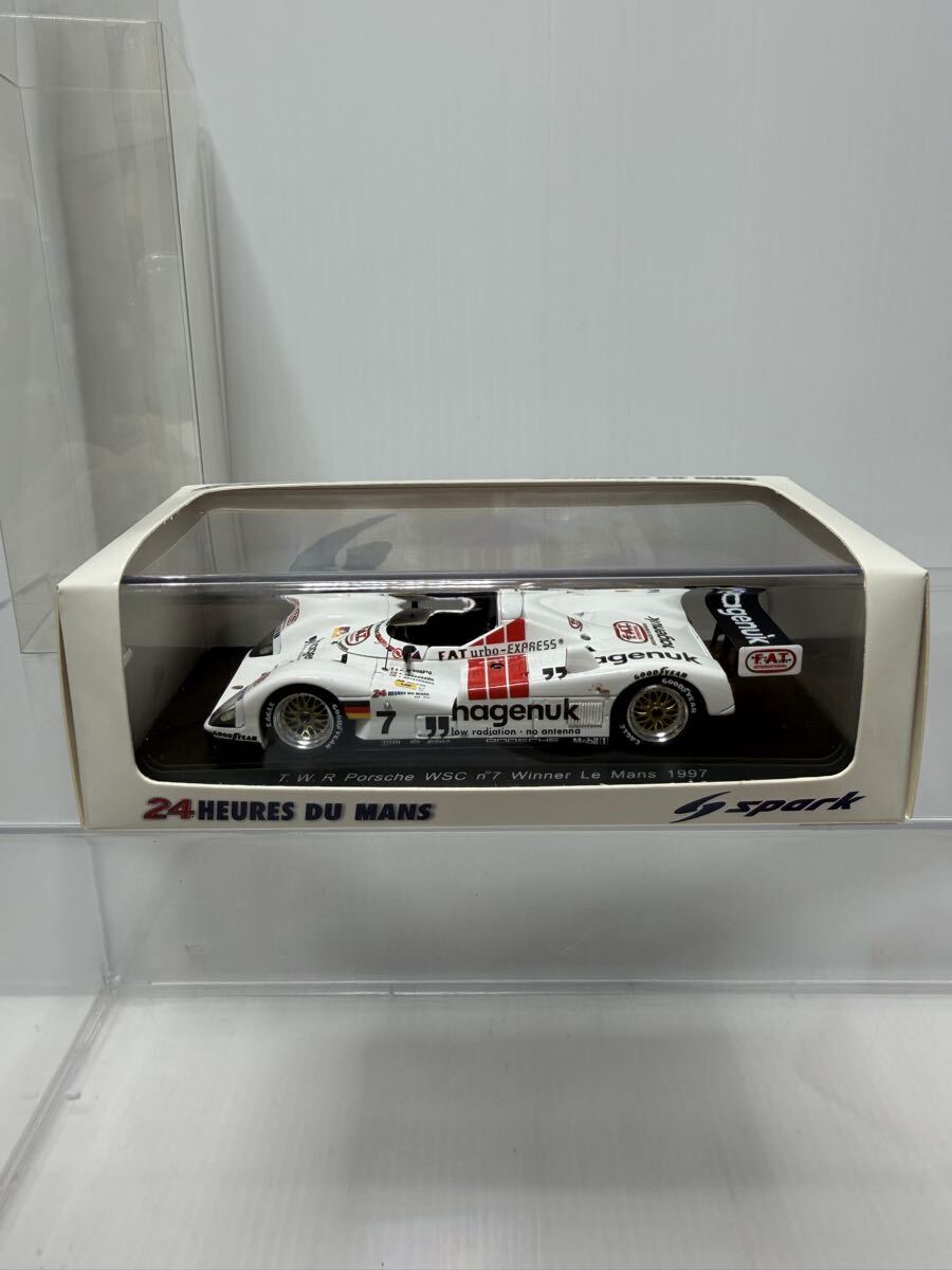 43LM97 spark 1/43 T.W.R Porsche WSC n°7 Winner LM 1997 スパーク ポルシェ No.7 #7 Le Mans ミニカー拍卖