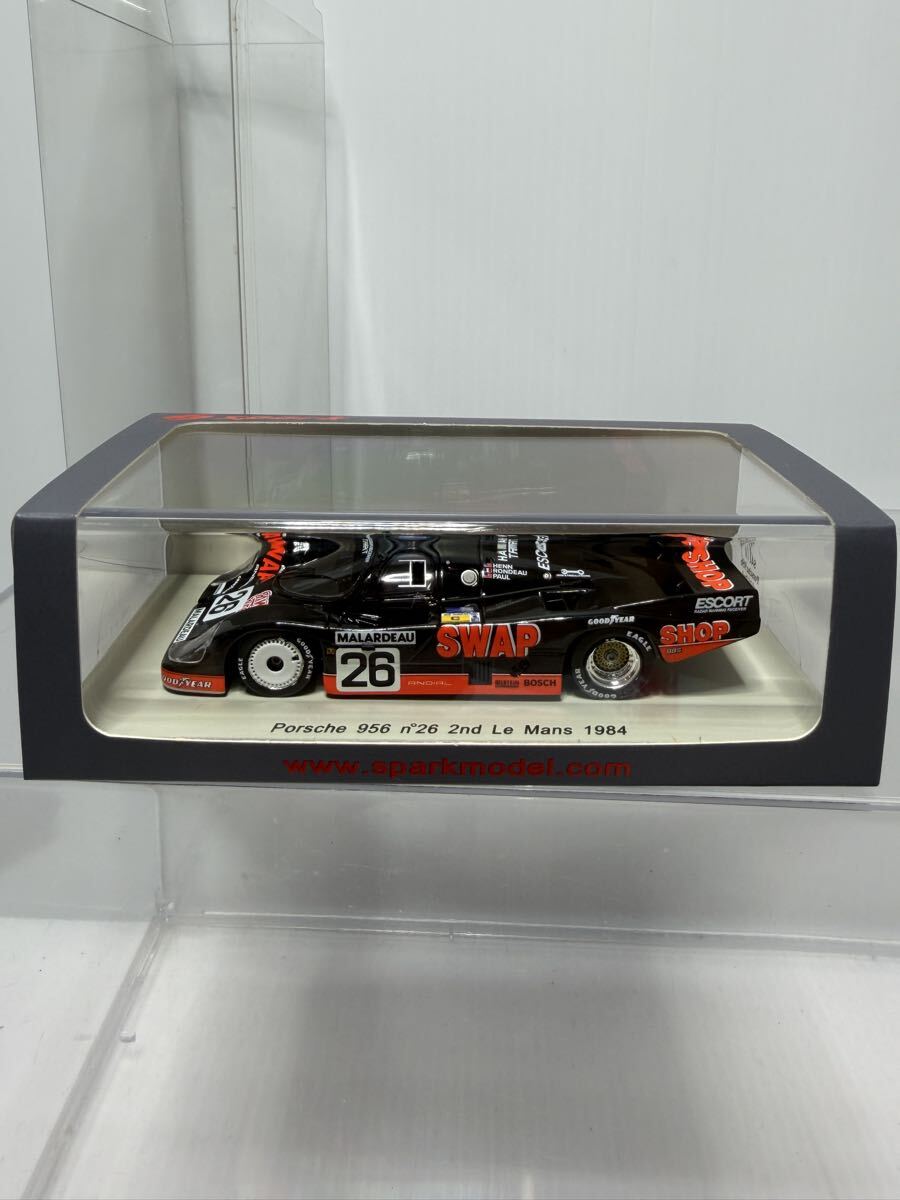 S4171 spark 1/43 Porsche 956 n°26 2nd LM 1984 スパーク ポルシェ No.26 #26 Le Mans ルマン ミニカー拍卖