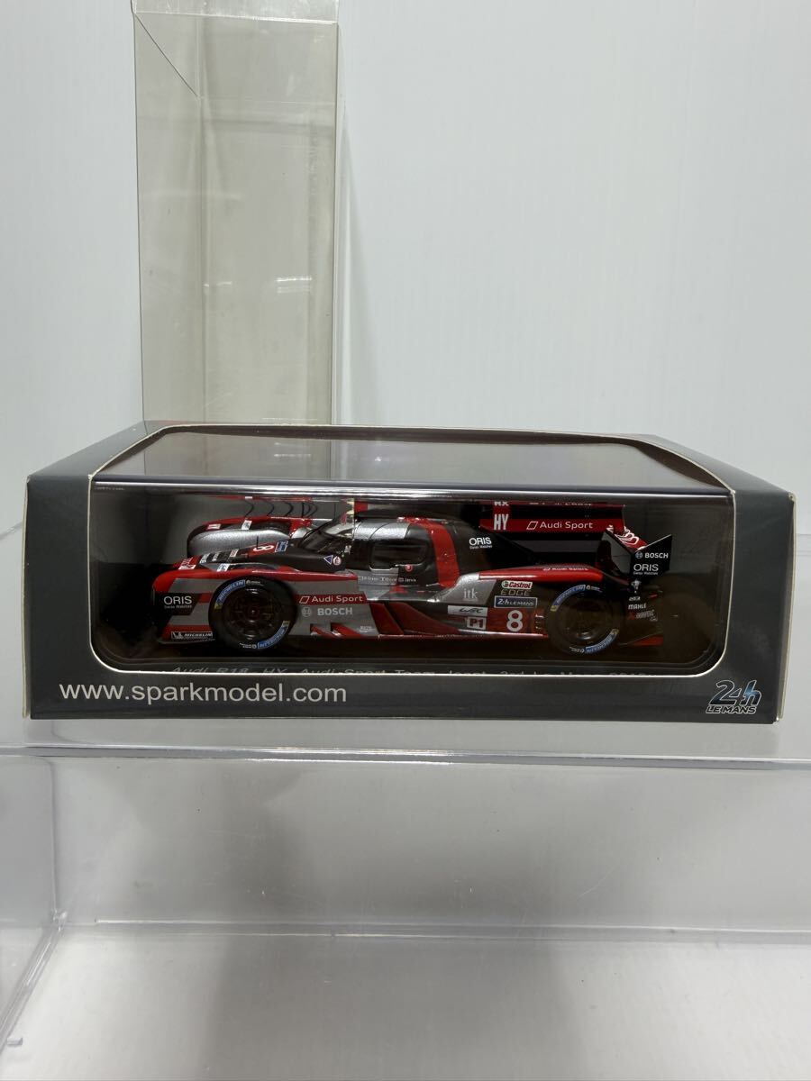 S5105 spark 1/43 Audi R18 Audi Sport Team Joest 3rd LM 2016 スパーク アウディ Le Mans ルマン No.8 #8 ミニカー拍卖