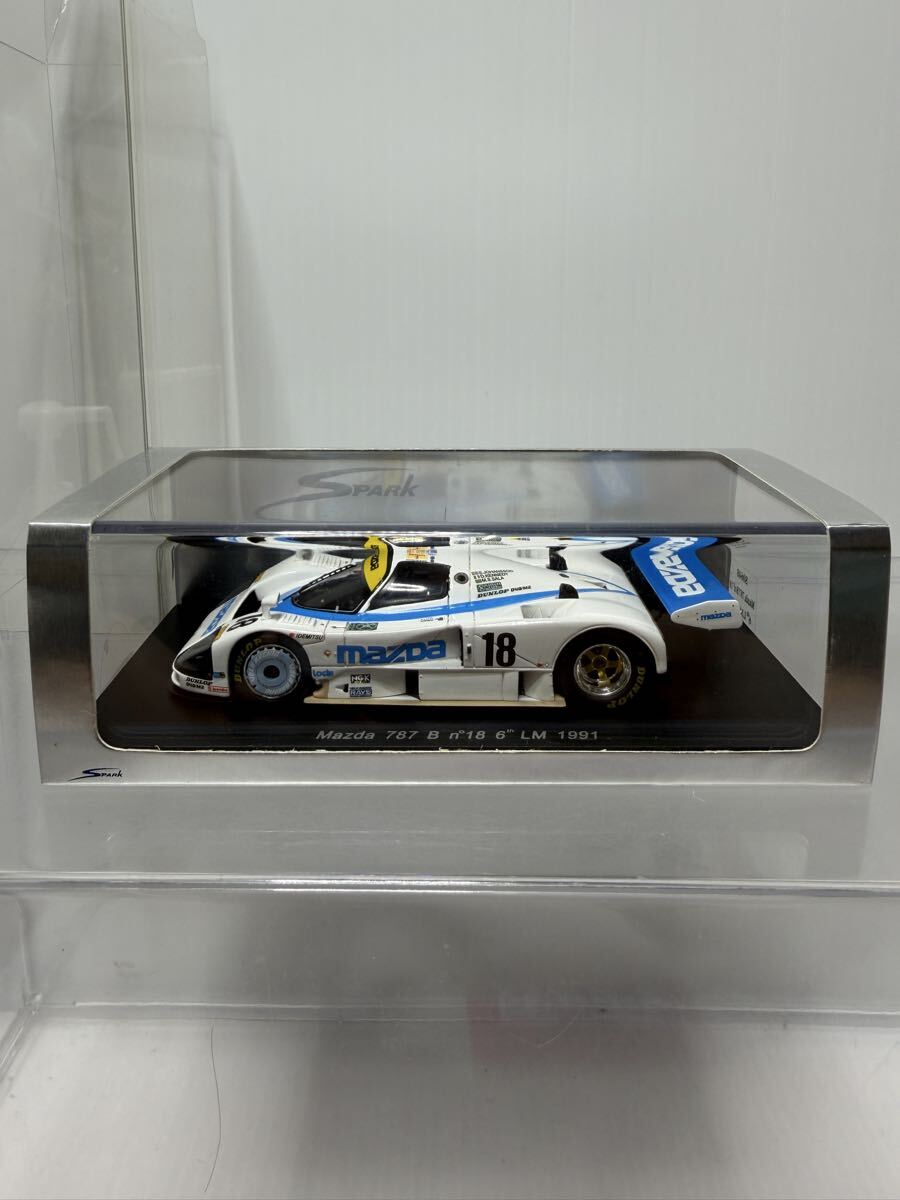 S0648 spark 1/43 Mazda 787 B n°18 6th LM 1991 スパーク マツダ No.18 #18 Le Mans ルマン拍卖