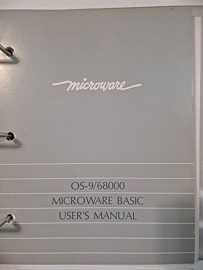 USING PCBRIDGE/OS-9 TECHNICAL I/O MANUAL/OS-9/68K MICROWARE BASIC MANUAL Set(英文・バインダ綴)拍卖