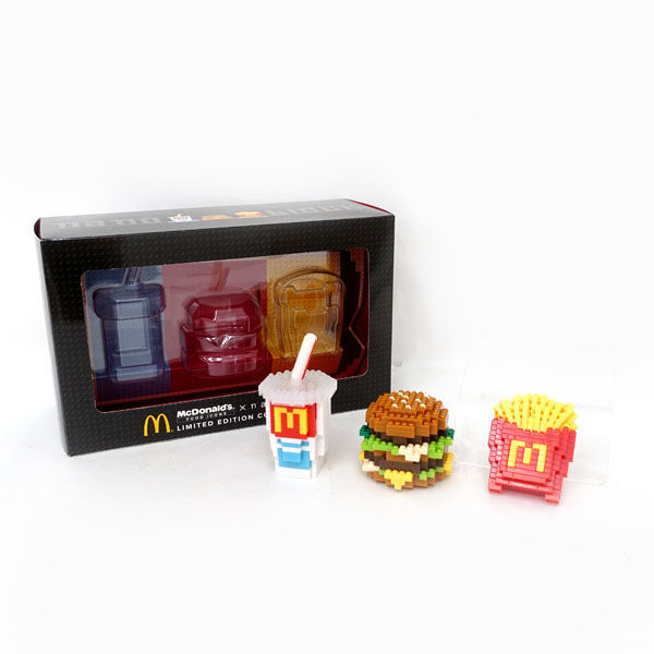 ★ McDonald × nanoblock マクドナルド ナノブロック ビッグマックセット 未使用品 (0220535573)拍卖