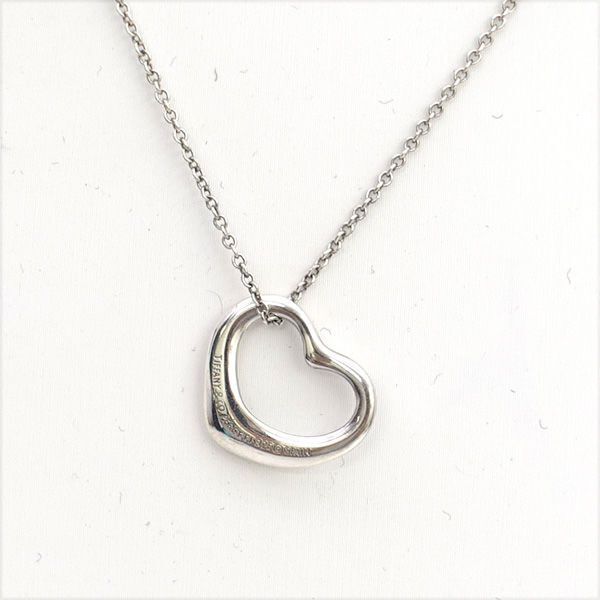 ★ ティファニー オープンハート ミニ ネックレス ペレッティ 925 (0220534915)拍卖