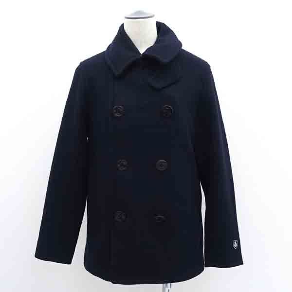 ★ オーシバル Pコート ショート丈 ウール ネイビー サイズ2 15A-KW-003 (0220536340)拍卖