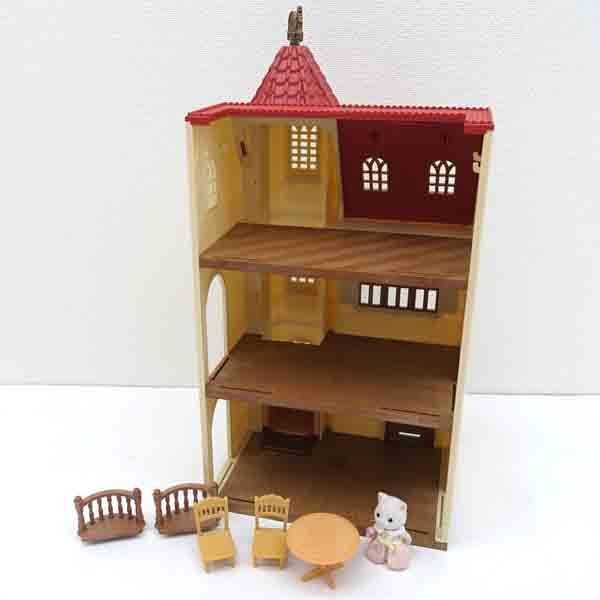 ■ エポック社 シルバニアファミリー 赤い屋根のエレベーターのあるお家 ハ-49(0220534587)拍卖