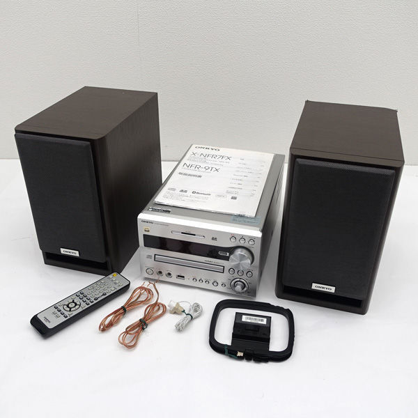 ★ オンキョー ミニコンポ システムコンポ CD SD Bluetooth 2018年製 X-NFR7FX(0220537847)拍卖