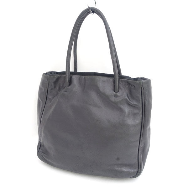 ■ プラダ ハンドバッグ レザー ブラック (0990013484)拍卖