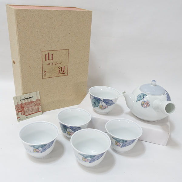 ★ NORITAKE 和食器 乃りたけ 山辺 茶器揃(急須 湯呑5) Y0169/8974 (0220499829)拍卖