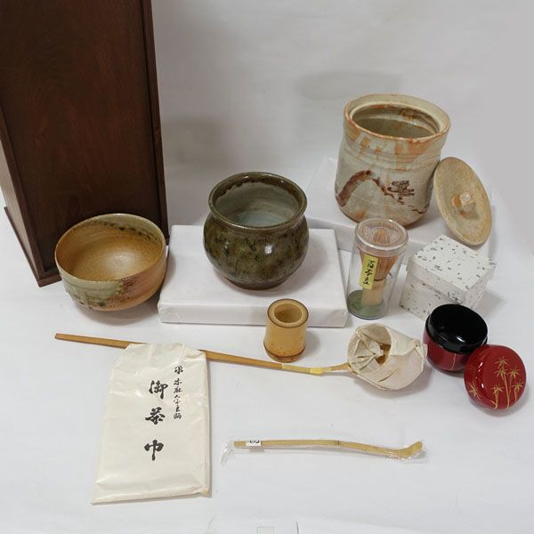 ■ 茶道具 茶道具 旅箪笥お点前9点揃え (0220505671)拍卖